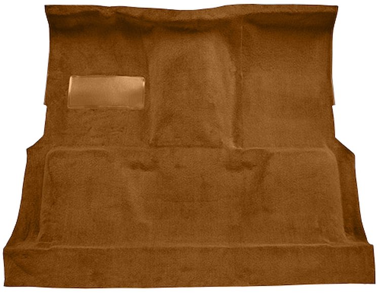 Molded Loop Carpet for 1973 GM C Series Regular Cab Trucks w/TH400 [Mass Backing, Dark Saddle]