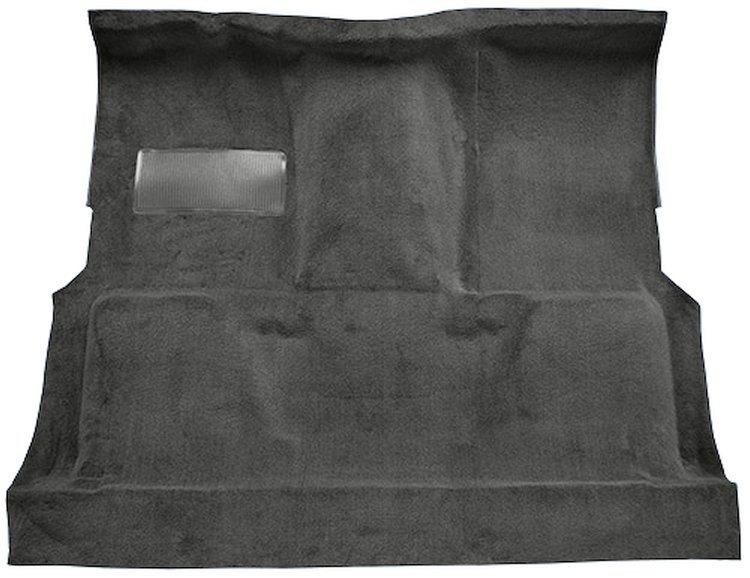 Molded Loop Carpet for 1973 GM C Series Regular Cab Trucks w/TH400 [Mass Backing, Gunmetal Gray]