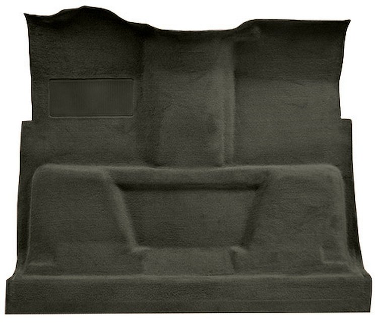 Molded Cut Pile Carpet for 1974 GM C Series Regular Cab Trucks w/TH350 or 3-Speed Manual [OE Jute Backing Charcoal]