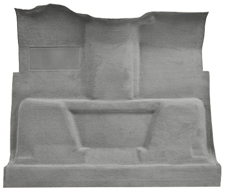 Molded Cut Pile Carpet for 1974 GM C Series Regular Cab Trucks w/TH350 or 3-Speed Manual [Mass Backing, Dark Gray]