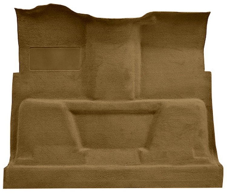 Molded Cut Pile Carpet for 1974 GM C Series Regular Cab Trucks w/4-Speed [OE-Style Jute Backing, Buckskin]