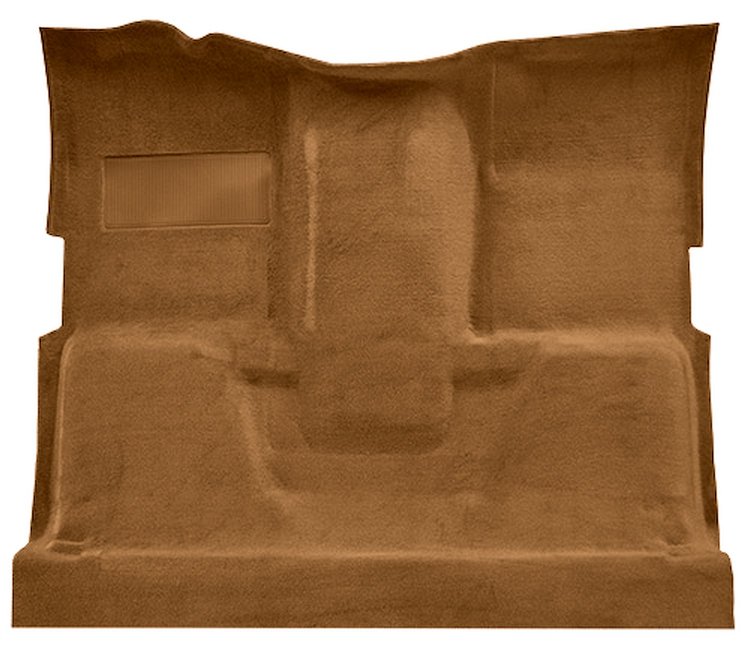 Molded Cut Pile Carpet for 1975-1980 GM C Series Regular Cab Trucks w/TH400 [OE-Style Jute Backing, Buckskin]