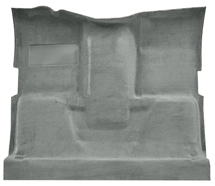 Molded Cut Pile Carpet for 1975-1980 GM C Series Regular Cab Trucks w/TH400 [OE-Style Jute Backing, Dove Gray]