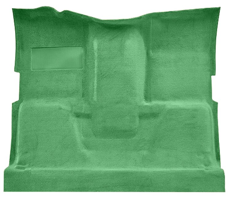 Molded Cut Pile Carpet for 1975-1980 GM C Series Regular Cab Trucks w/TH400 [Mass Backing, Light Jade Green]