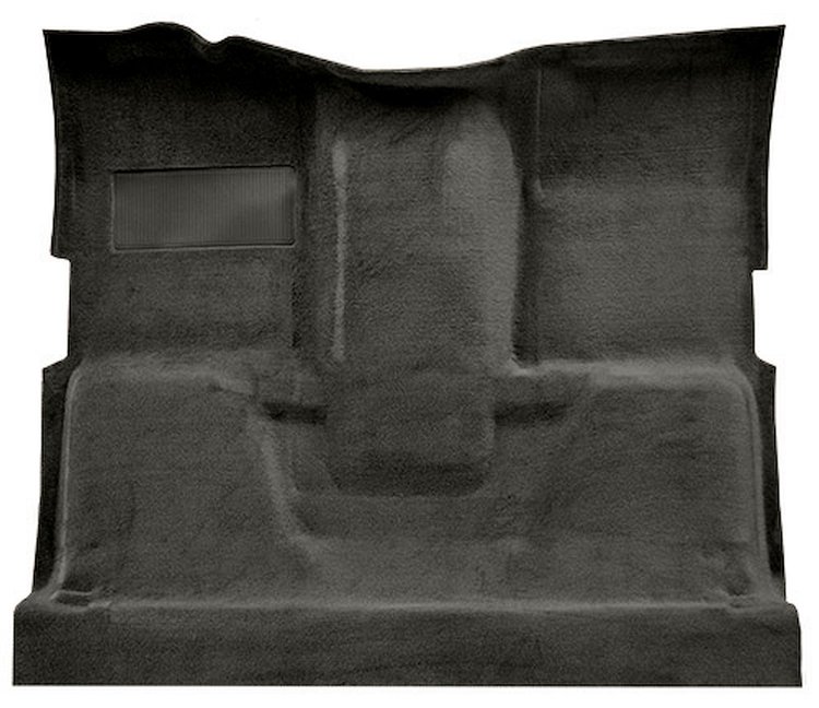 Molded Cut Pile Carpet for 1975-1980 GM C Series Regular Cab Trucks w/TH400 [Mass Backing, Charcoal]
