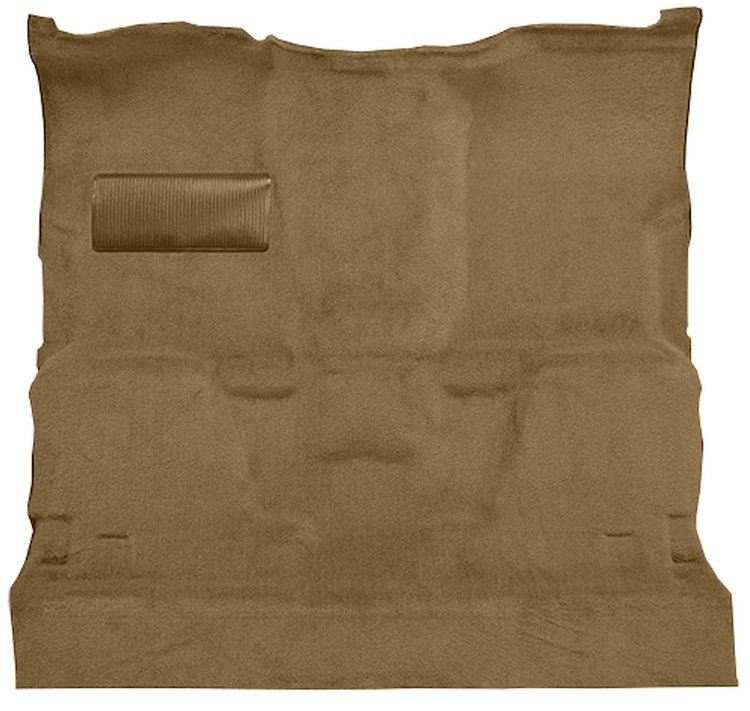 Molded Cut Pile Carpet for 1981-1987 GM C/R Series Trucks w/Automatic or 3-Speed [Column Shift, Jute Backing, Medium Doeskin]