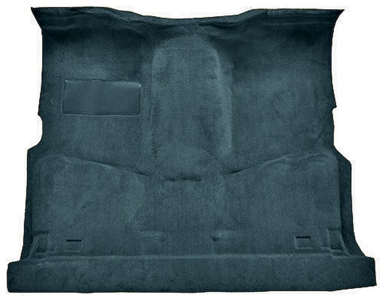 Molded Cut Pile Carpet for 1981-1986 GM C Series Regular Cab Trucks w/4-Speed Manual [Jute Backing, Dark Blue]