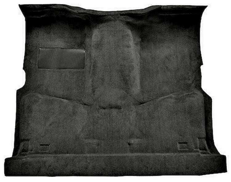 Molded Cut Pile Carpet for 1981-1986 GM C Series Regular Cab Trucks w/4-Speed Manual [Jute Backing, Charcoal]