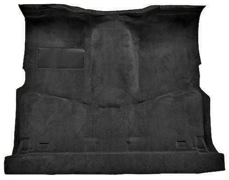 Molded Cut Pile Carpet for 1981-1986 GM C Series Regular Cab Trucks w/4-Speed [Mass Backing, Black]