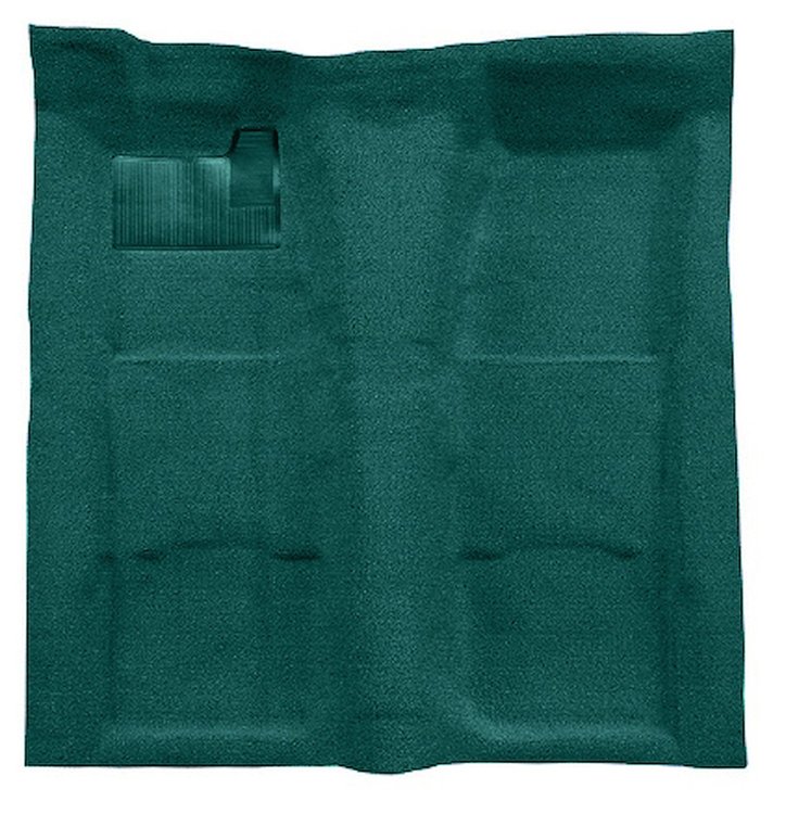 Molded Loop Carpet for 1967-1969 Chevrolet Camaro, Pontiac Firebird [OE-Style Jute Backing, 1-Piece, Aqua]