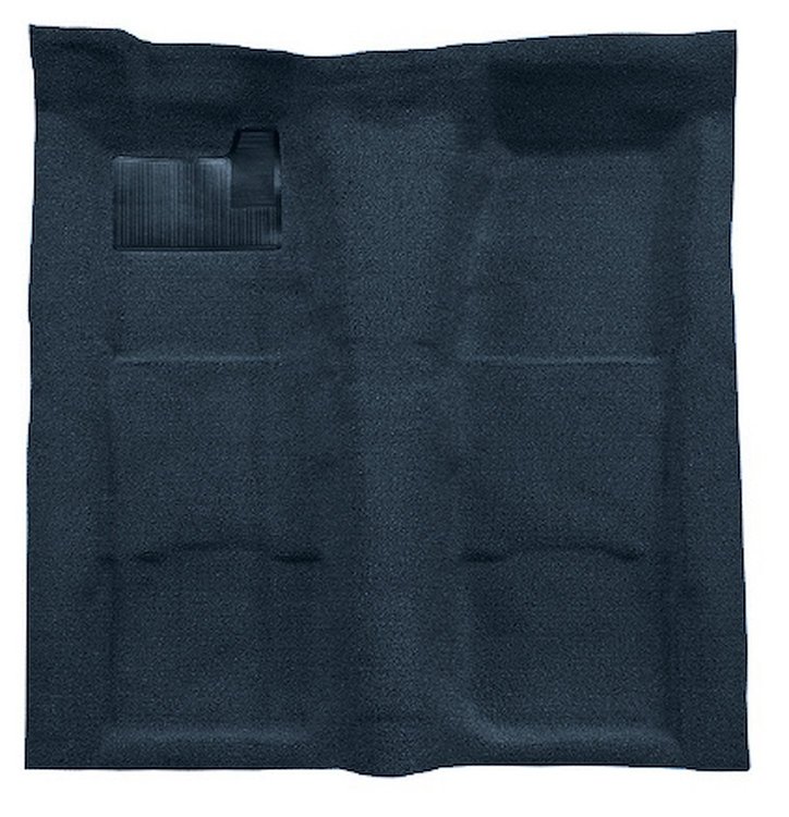 Molded Loop Carpet for 1967-1969 Chevrolet Camaro, Pontiac Firebird [OE-Style Jute Backing, 1-Piece, Dark Blue]