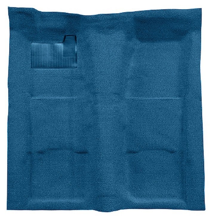 Molded Loop Carpet for 1967-1969 Chevrolet Camaro, Pontiac Firebird [Mass Backing, 1-Piece, Bright Blue]