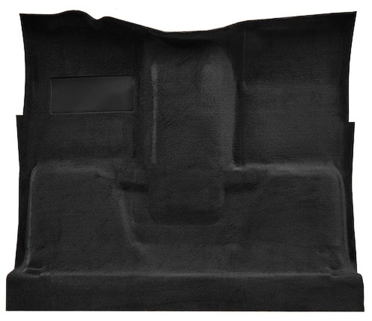 Molded Loop Carpet for 1973 Chevrolet/GMC K Series Truck [OE-Style Jute Backing, 1-Piece, Black]