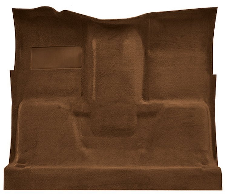 Molded Loop Carpet for 1973 Chevrolet/GMC K Series Truck [OE-Style Jute Backing, 1-Piece, Dark Saddle]
