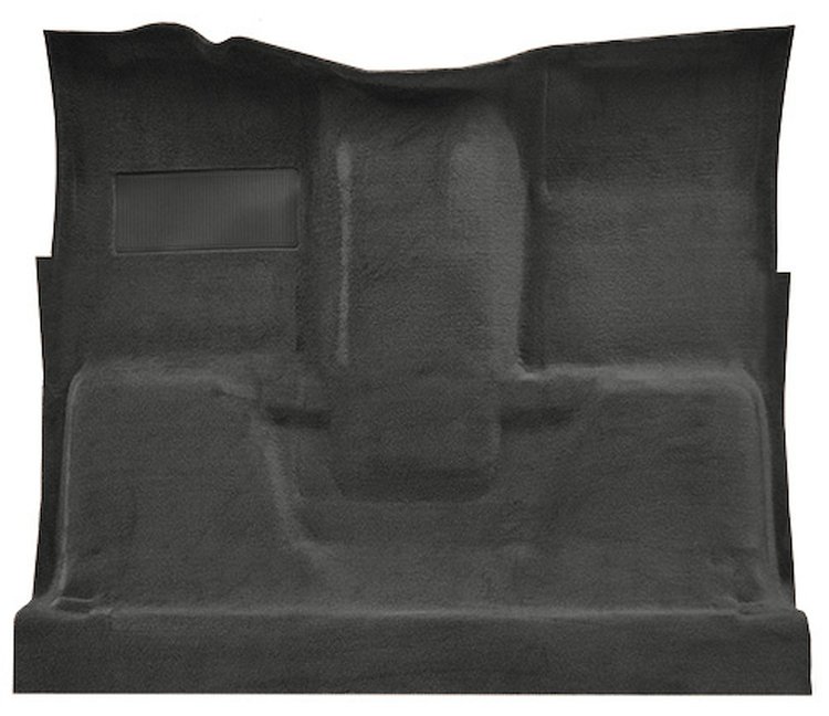 Molded Loop Carpet for 1973 Chevrolet/GMC K Series Truck [OE-Style Jute Backing, 1-Piece, Gunmetal Gray]