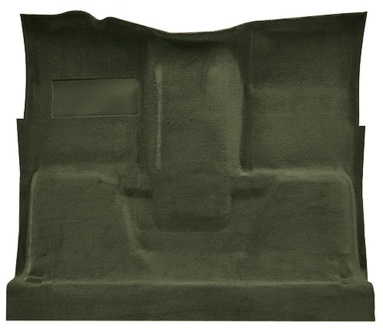 Molded Loop Carpet for 1973 Chevrolet/GMC K Series Truck [Mass Backing, 1-Piece, Dark Olive Green]