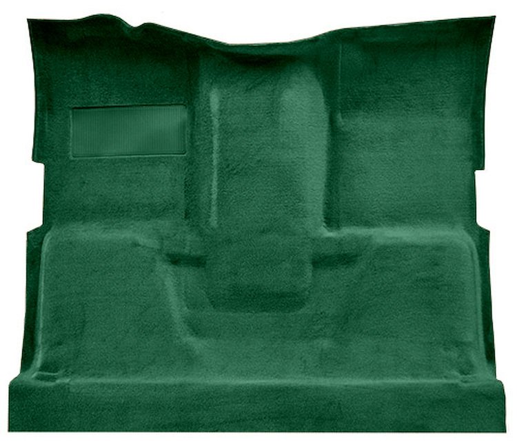 Molded Cut Pile Carpet for 1974 Chevrolet/GMC K Series Truck [OE-Style Jute Backing, 1-Piece, Light Jade Green]