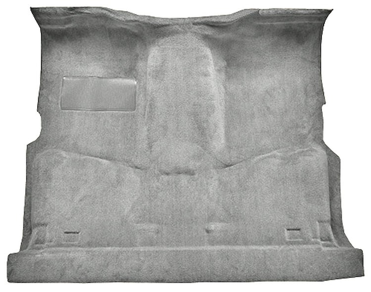 Molded Cut Pile Carpet for 1981-1987 Chevrolet, GMC C/K/R/V Series Truck [OE-Style Jute Backing, 1-Piece, Silver]