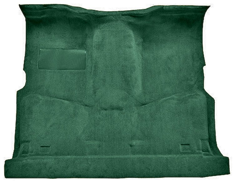 Molded Cut Pile Carpet for 1981-1987 Chevrolet, GMC C/K/R/V Series Truck [Mass Backing, 1-Piece, Light Jade Green]