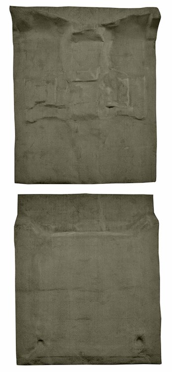 Molded CutPile Passenger/Cargo Area Carpet Fits Select 2007-2014 Cadillac, Chevy, GMC SUV Models [Jute Backing, 2-Piece, Almond]