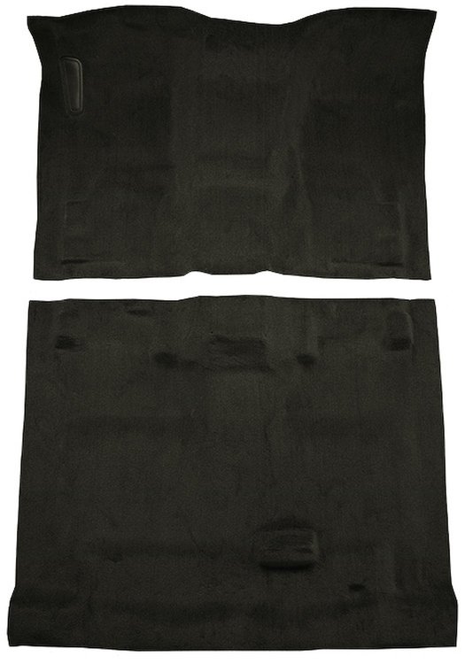 Molded Cut Pile Carpet for 1987 Chevrolet/GMC R Series Truck [OE-Style Jute Backing, 1-Piece, Charcoal]