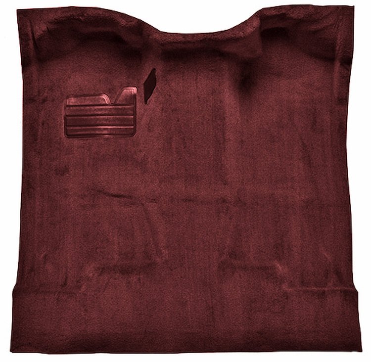 Molded Cut Pile Carpet for 1988-2002 Chevrolet/GMC C/K Series Trucks [OE-Style Jute Backing, Regular Cab, 1-Piece, Maroon]
