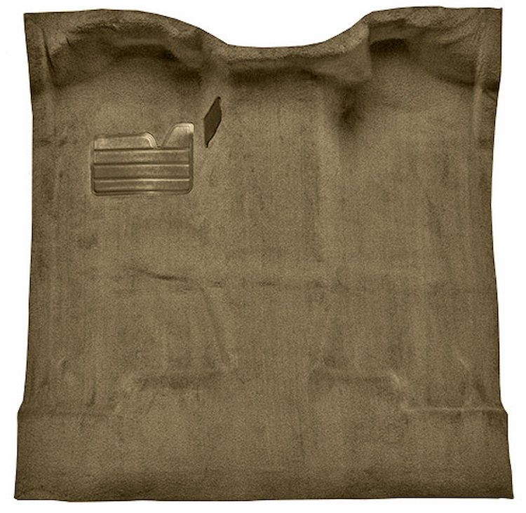 Molded Cut Pile Carpet for 1988-2002 Chevrolet/GMC C/K Series Trucks [OE-Style Jute Backing, Regular Cab, 1-Piece, Medium Beige]