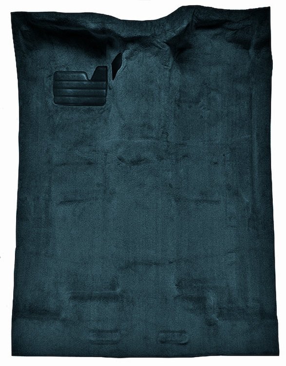 Molded Cut Pile Carpet for 1988-2002 Chevrolet/GMC C/K Series Trucks [OE-Style Jute Backing, Extended Cab, 1-Piece, Dark Blue]