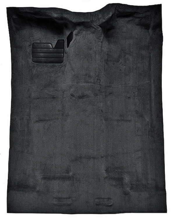 Molded Cut Pile Carpet for 1988-2002 Chevrolet/GMC C/K Series Trucks [OE-Style Jute Backing, Extended Cab, 1-Piece, Graphite]