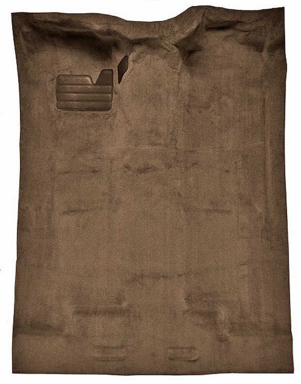 Molded Cut Pile Carpet for 1988-2002 Chevrolet/GMC C/K Series Trucks [OE-Style Jute Backing, Extended Cab, 1-Piece, Cognac]