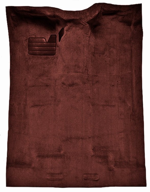Molded Cut Pile Carpet for 1988-2002 Chevrolet/GMC C/K Series Trucks [Mass Backing, Extended Cab, 1-Piece, Claret]