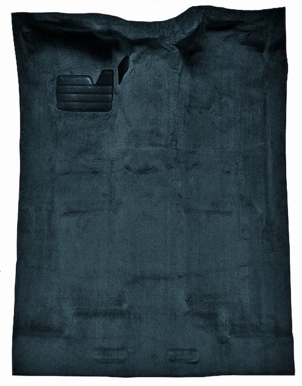 Molded Cut Pile Carpet for 1988-2002 Chevrolet/GMC C/K Series Trucks [Mass Backing, Extended Cab, 1-Piece, Midnight Blue]