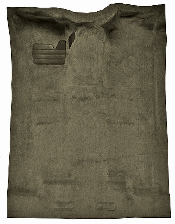 Molded Cut Pile Carpet for 1988-2002 Chevy/GMC C/K Series Trucks [Mass Backing, Extended Cab, 1-Piece, Medium Sand Gray/Neutral]