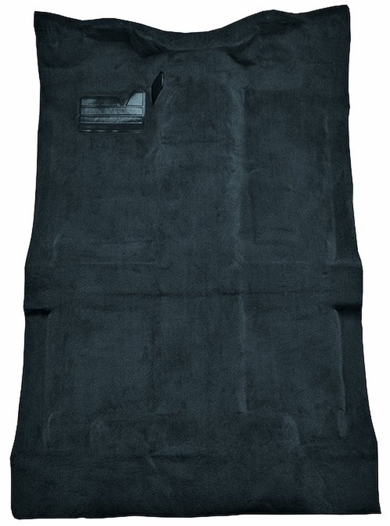 Molded Cut Pile Carpet for 1992-2000 Chevrolet/GMC C/K Series Trucks [OE-Style Jute Backing, Crew Cab, 1-Piece, Midnight Blue]