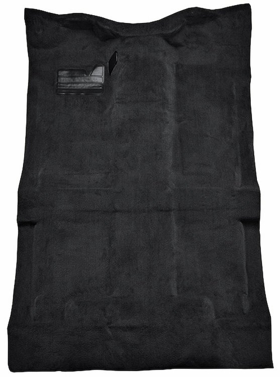 Molded Cut Pile Carpet for 1992-2000 Chevrolet/GMC C/K Series Trucks [OE-Style Jute Backing, Crew Cab, 1-Piece, Graphite]
