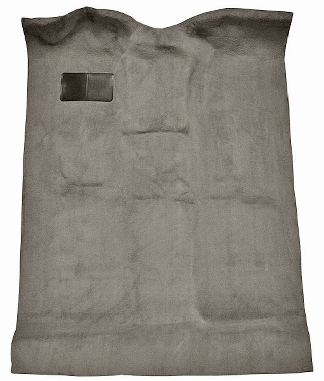 Molded Cut Pile Carpet for 1999-2007 Chevy Silverado/GMC Sierra Trucks [Jute Backing, Extended Cab, 1-Piece, Medium Gray/Pewter]
