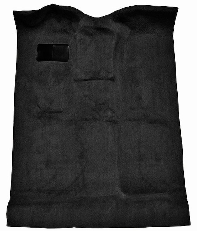 Molded Cut Pile Carpet for 1999-2007 Chevy Silverado/GMC Sierra Trucks [Mass Backing, Extended Cab, 1-Piece, Black]