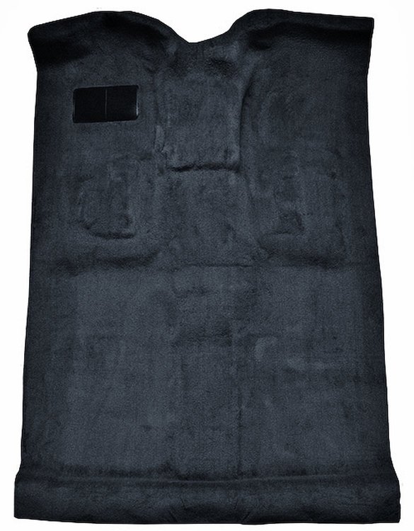 Molded Cut Pile Carpet Fits Select 1999-2007 Cadillac/Chevy/GMC Trucks [OE-Style Jute Backing, Crew Cab, 1-Piece, Navy Blue]