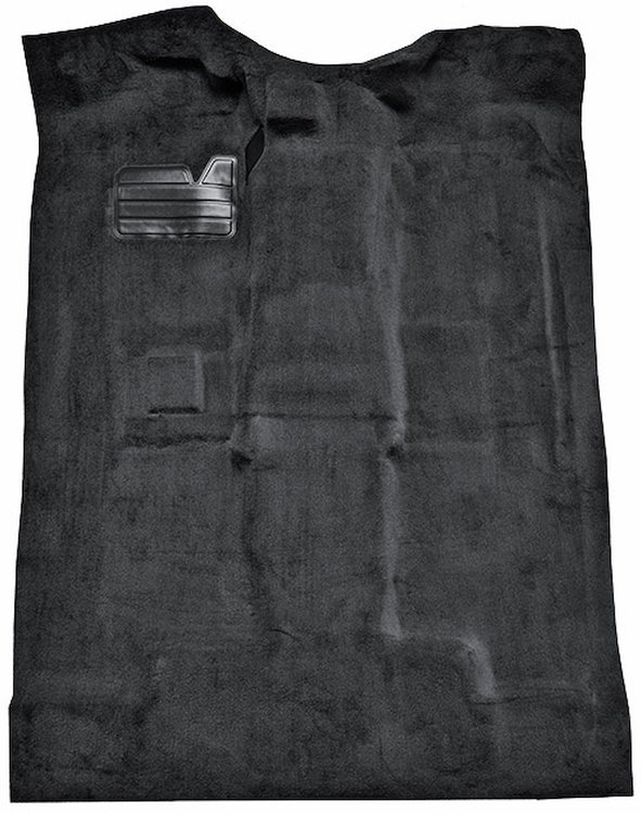 Molded Cut Pile Carpet Fits Select 1997-2002 Chevy/GMC Trucks [Mass Backing, Extended Cab, 1-Piece, Graphite]