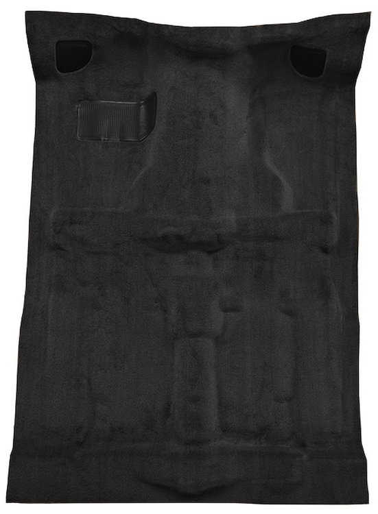 Molded Cut Pile Carpet Fits Select 1983-1994 Chevrolet/GMC SUVs [Mass Backing, 2-Door, 1-Piece, Black]