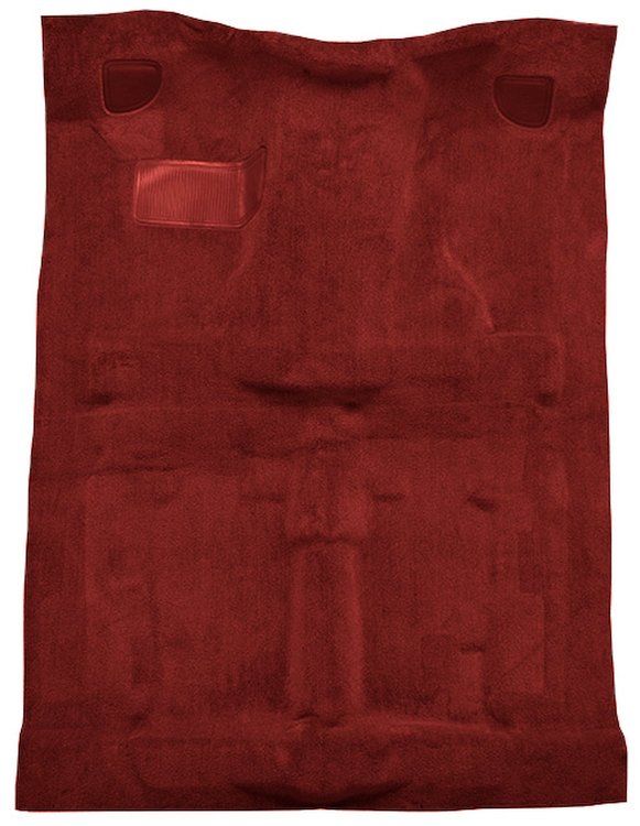 Molded Cut Pile Carpet Fits Select 1991-1994 Chevrolet/GMC/Oldsmobile SUVs [Mass Backing, 4-Door, 1-Piece, Oxblood]