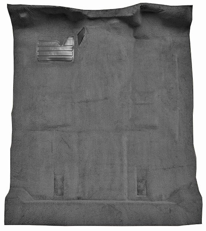 Molded Cut Pile Carpet Fits Select 1992-1999 Chevrolet/GMC SUVs [OE-Style Jute Backing, 2-Door, 1-Piece, Gray]