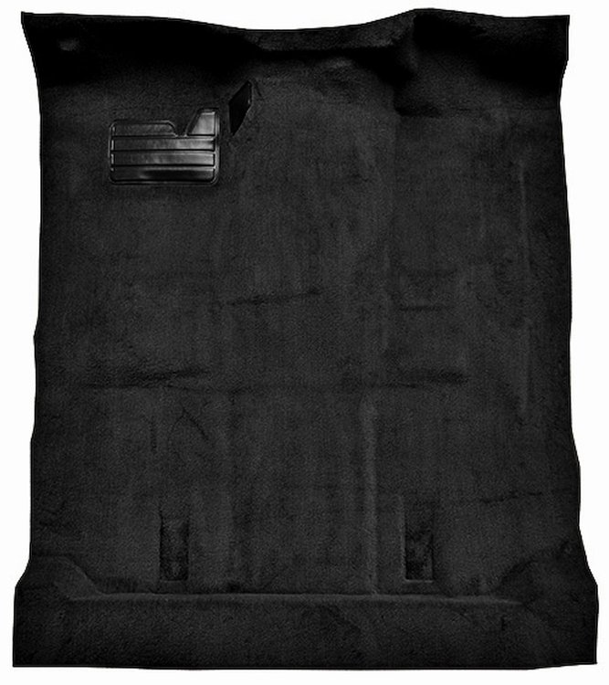 Molded Cut Pile Carpet Fits Select 1992-1999 Chevrolet/GMC SUVs [Mass Backing, 2-Door, 1-Piece, Black]