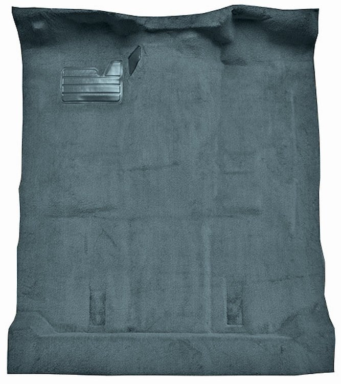 Molded Cut Pile Carpet Fits Select 1992-1999 Chevrolet/GMC SUVs [Mass Backing, 2-Door, 1-Piece, Crystal Blue]