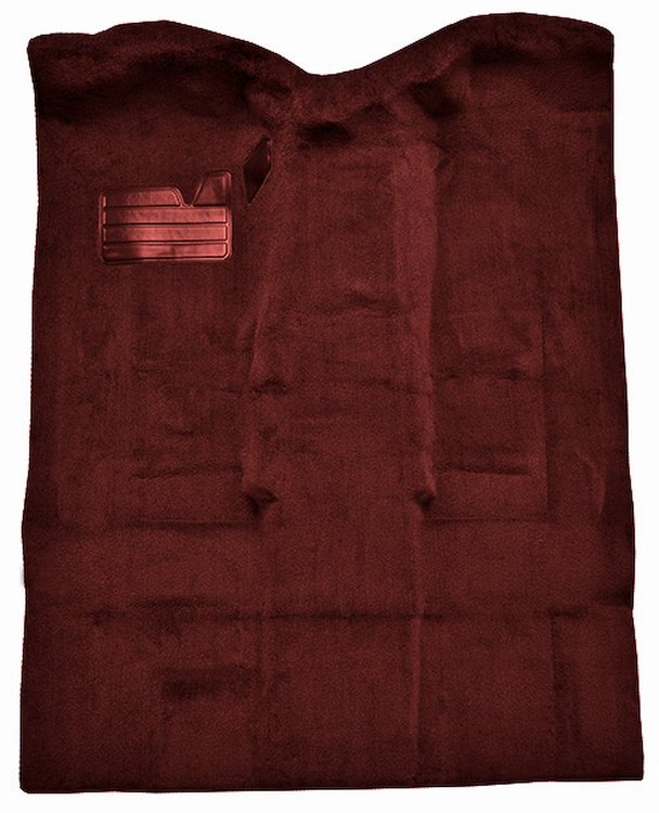 Molded Cut Pile Carpet Fits Select 1995-2000 Cadillac/Chevy/GMC SUVs [Mass Backing, 4-Door, 1-Piece, Claret/Oxblood]