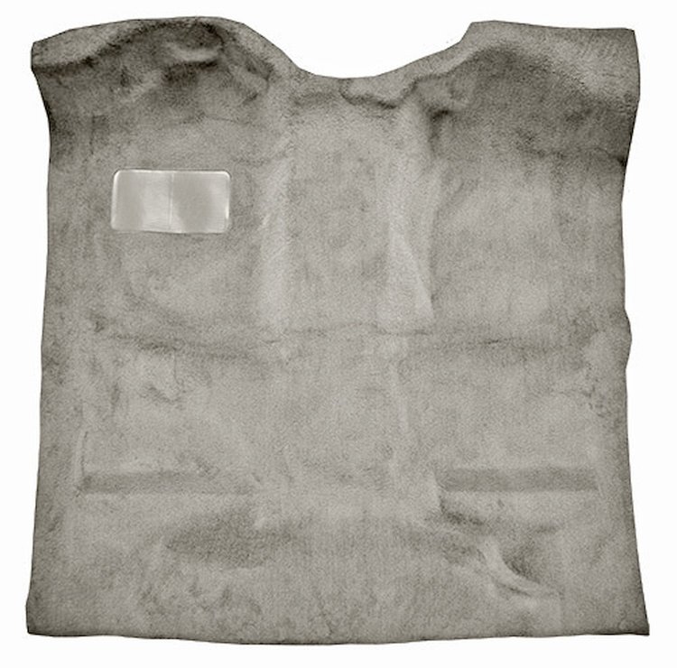 Molded Cut Pile Carpet for 1999-2007 Chevy Silverado/GMC Sierra Trucks [Jute Backing, Regular Cab, 1-Piece, Medium Gray/Pewter]