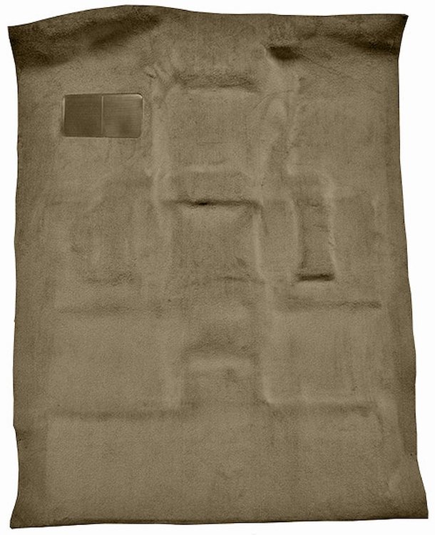 Molded Cut Pile Carpet Fits Select 2000-2006 Cadillac/Chevy/GMC SUVs [Mass Backing, 1-Piece, Medium Beige]