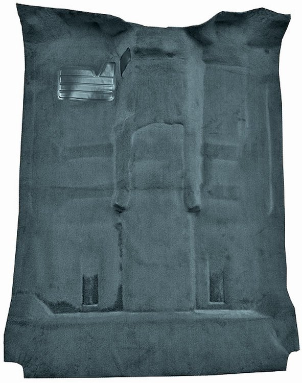 Molded Cut Pile Carpet Fits Select 1992-1999 Chevrolet/GMC SUVs [OE-Style Jute Backing, 2-Door, 1-Piece, Crystal Blue]