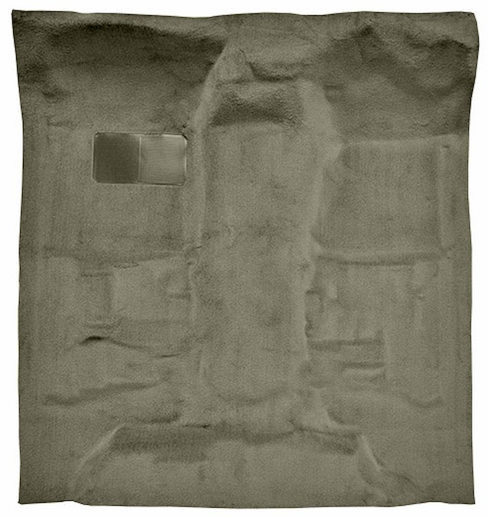 Molded Cut Pile Carpet Fits Select 2007-2014 Chevrolet/GMC Trucks [OE-Style Jute Backing, Regular Cab, 1-Piece, Almond]