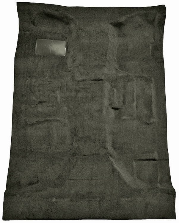 Molded Cut Pile Carpet Fits Select 2007-2014 Chevrolet/GMC Trucks [Mass Backing, Extended Cab, 1-Piece, Gray]